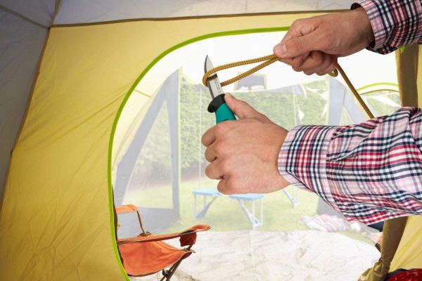 Wolfcraft Nôž s ozubenou čepeľou a púzdrom, čepeľ 95mm, wolfcraft 4086000 2