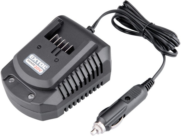 EXTOL PREMIUM 8891898 Nabíjačka akumulátorov Share20V do auta, 12V/2,2A, pre 889188x