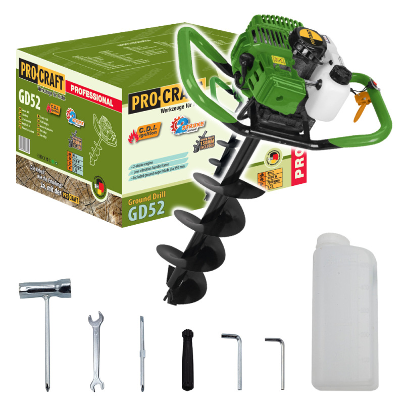 Procraft GD52 zemný vrták