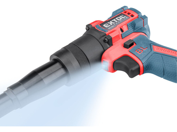 EXTOL PREMIUM Pištoľ nitovacia aku Share20V, 1x 2Ah, 3,2-4,8mm, 12000N, 8891868 1