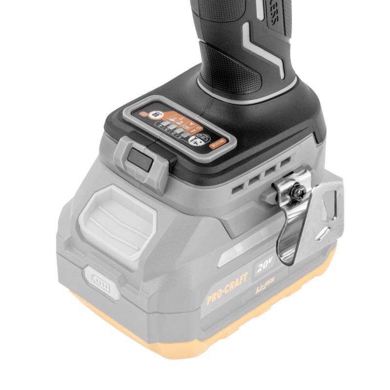 PROCRAFT Aku rázový utahovák Industrial 20V 180Nm(bez baterie a nabíječky) ID20Abb 3