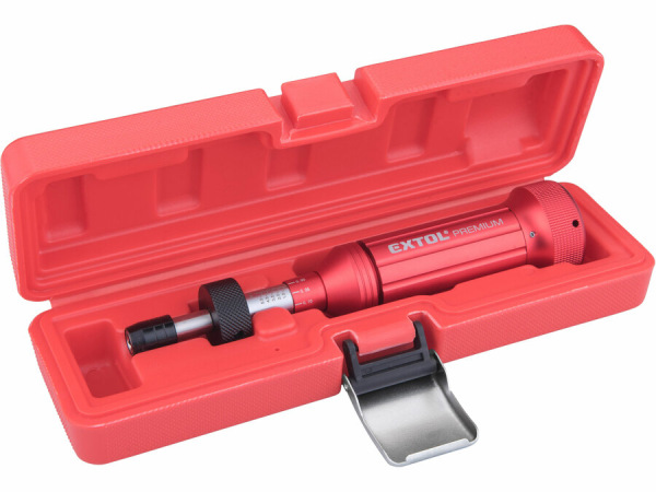 EXTOL PREMIUM Skrutkovač momentový 1/4" štvorhran, 1-6Nm, dĺžka 204mm 8825301 5