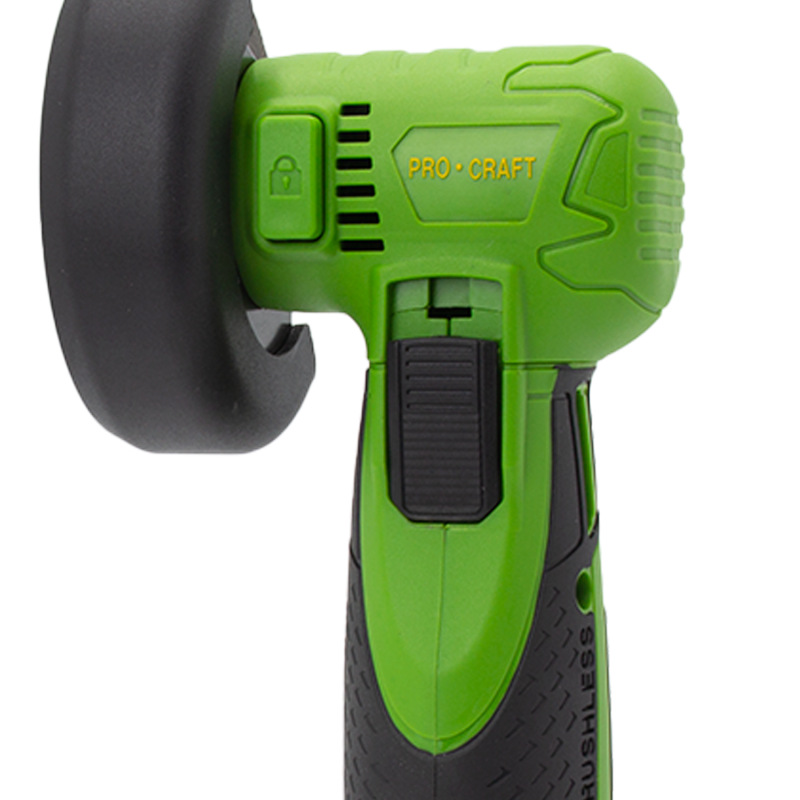 PROCRAFT Akumulátorová mini uhlová brúska 12V 76mm PGA12 1B 3